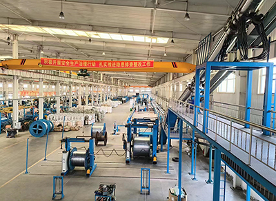 خط تصنيع كابلات الجهد المتوسط (35 كيلو فولت)، خط الفلكنة المستمر (CCV)